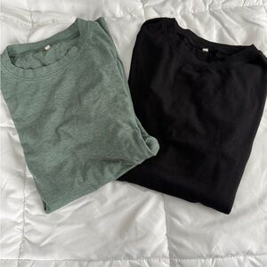 Nursing Shirts Green and Black